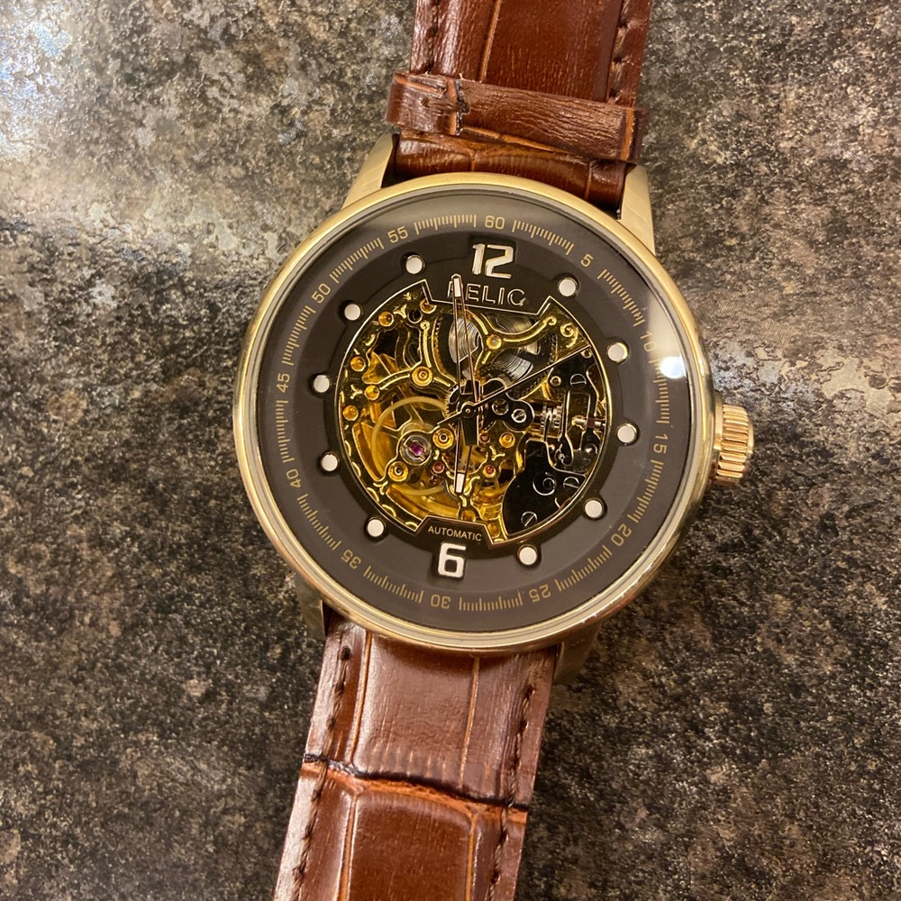 Relic Automatic Men’s Skeleton Watch